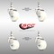 Service Caster 3 Inch 316SS Nylon Wheel Swivel 12mm Threaded Stem Caster Set SCC-SS316TS20S314-NYS-M1215-4 - alternate 2